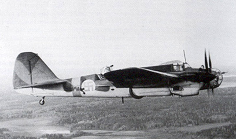 Tupolev SB in Finnish markings (Author unknown)